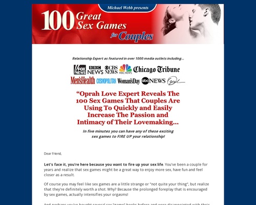 100 Great Sex Games - Ù†ØµØ§Ø¦Ø­ ÙˆØ¥Ø±Ø´Ø§Ø¯Ø§Øª Ø·Ø¨ÙŠØ©